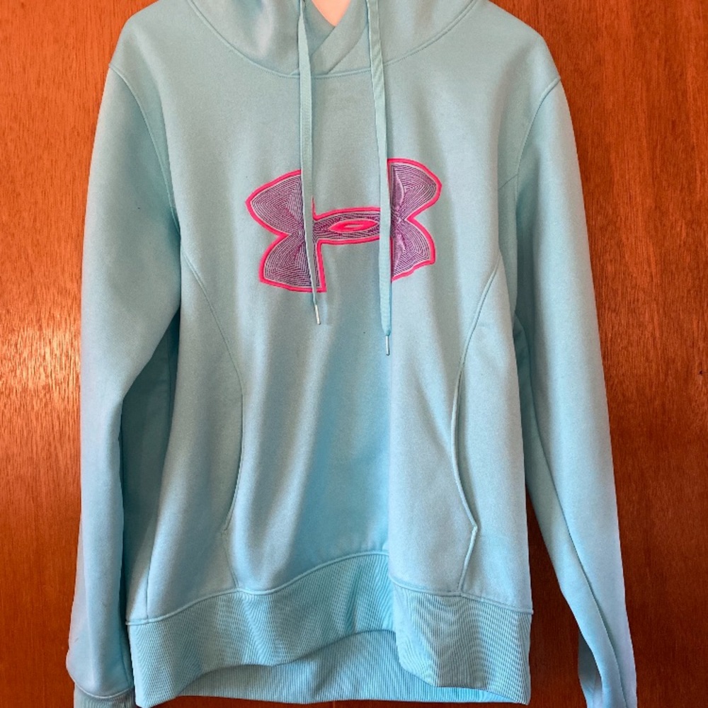 Blue Underarmour Fleece Hoodie